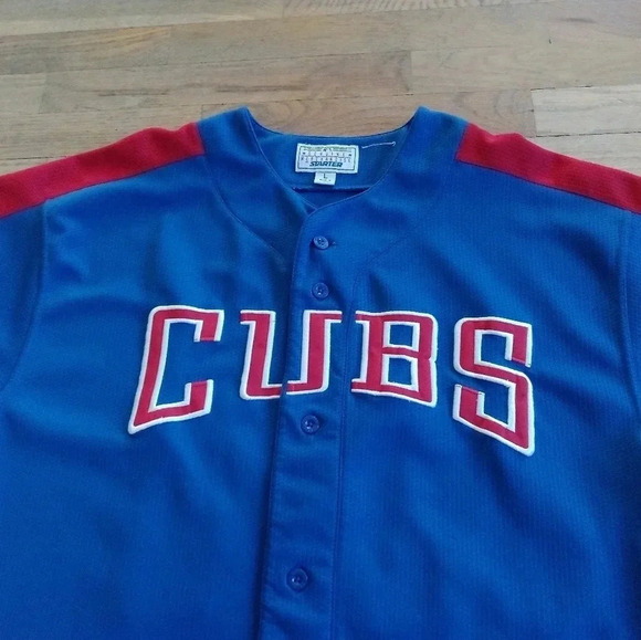 Vtg Starter Kerry Wood #34 Chicago Cubs Baseball Jersey Blue Size Large - Picture 3 of 11